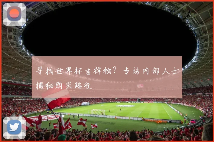 寻找世界杯吉祥物?专访内部人士揭秘购买路径